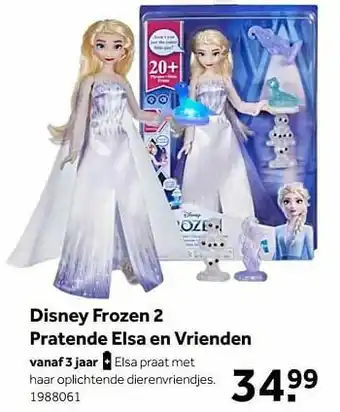 Intertoys Disney frozen 2 pratende elsa en vrienden aanbieding