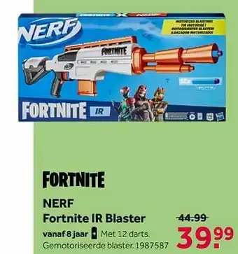 Intertoys Nerf fortnite ir blaster aanbieding
