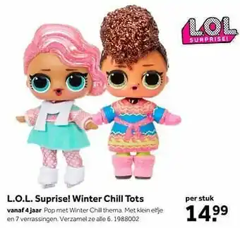 Intertoys L.o.l. suprise! winter chill tots aanbieding
