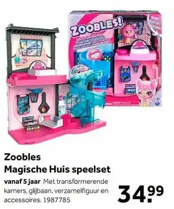 Zoobles magische huis speelset