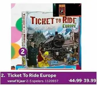 Intertoys Ticket to ride europe aanbieding