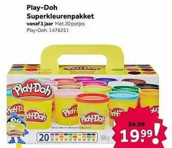 Play-doh superkleurenpakket