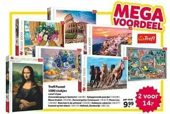Trefl puzzel zonsondergang in santorini