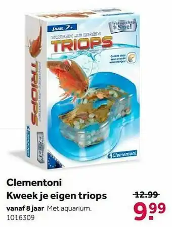 Intertoys Clementoni kweek je eigen triops aanbieding