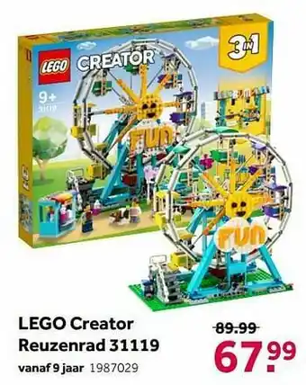 Intertoys Lego creator reuzenrad 31119 aanbieding