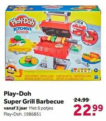 Intertoys Play-doh super grill barbecue aanbieding