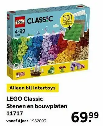 Intertoys Lego classic stenen en bouwplaten 11717 aanbieding