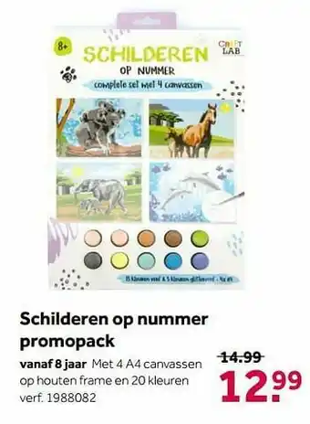 Schilderen op nummer promopack