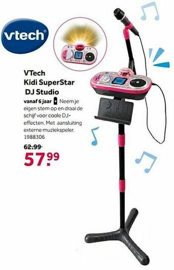 Intertoys Vtech kidi superstar dj studio aanbieding