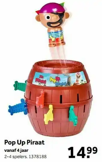 Intertoys Pop up piraat aanbieding