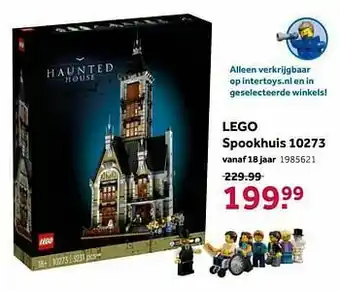Intertoys Lego spookhuis 10273 aanbieding