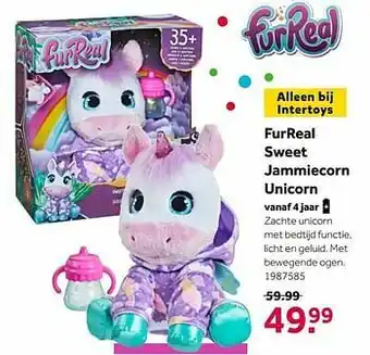 Furreal sweet jammiecorn unicorn