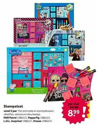 Intertoys Stempelset paw patrol aanbieding