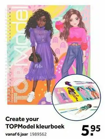 Intertoys Create your topmodel kleurboek aanbieding