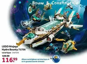 Intertoys Lego ninjago hydro bounty 71756 aanbieding