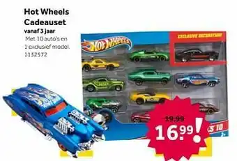 Intertoys Hot wheels cadeauset aanbieding