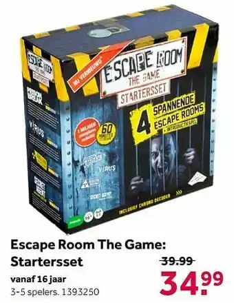 Escape room the game startersset