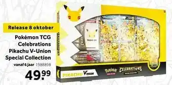 Intertoys Pokémon tcg celebrations pikachu v-union special collection aanbieding