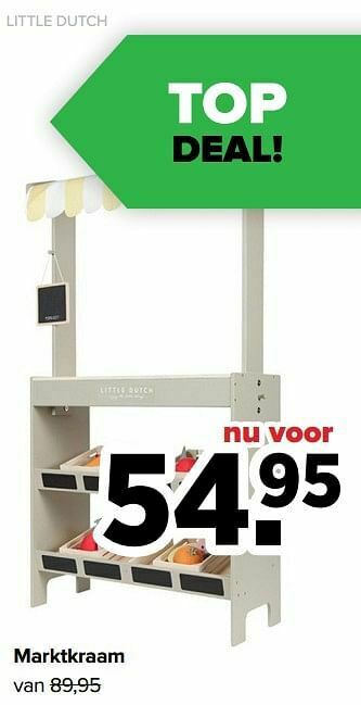 Baby-Dump Little dutch marktkraam aanbieding