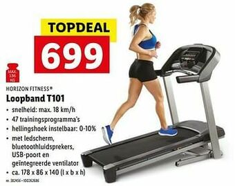 Horizon fitness loopband t101