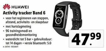 Lidl Huawei activity tracker band 6 aanbieding