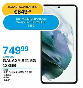 AUVA Samsung galaxy s21 5g 128gb aanbieding