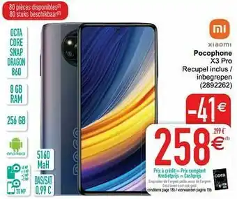 Cora Xiaomi pocophone x3 pro aanbieding