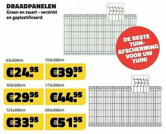 Bouwcenter Frans Vlaeminck Draadpanelen aanbieding