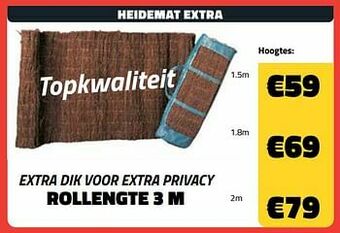 Bouwcenter Frans Vlaeminck Heidemat extra aanbieding