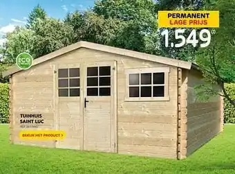 Brico Tuinhuis saint luc aanbieding