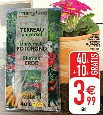 Cora Terreau universel universele potgrond terraland aanbieding