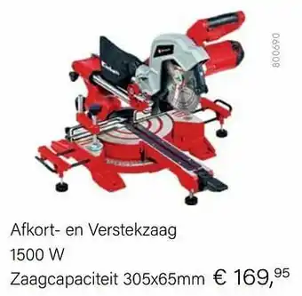 Multi bazar Einhell afkort- en verstekzaag aanbieding