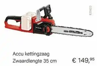 Multi bazar Einhell accu kettingzaag ge-lc 36-35 li solo aanbieding