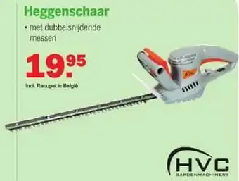 Van Cranenbroek Hvc heggenschaar aanbieding
