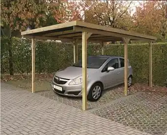 Brico Solid carport P711 + dakbedekking 15m² 304x500x225cm aanbieding