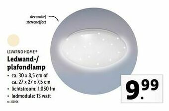 Lidl Ledwand-- plafondlamp aanbieding