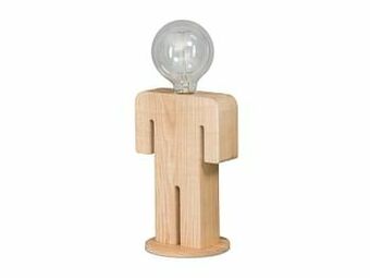 Tafellamp ADAM - Hout naturel Hout