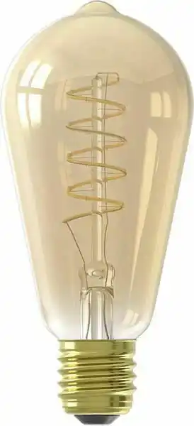 HEMA HEMA LED Lamp 4W - 200 Lm - Edison - Goud (goud) aanbieding