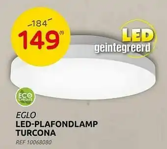 Eglo led-plafondlamp turcona