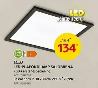 Brico Eglo led-plafondlamp salobrena aanbieding