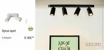 Multi bazar Xyrus spot 2 lampen aanbieding