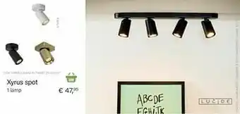 Multi bazar Xyrus spot 1 lamp aanbieding