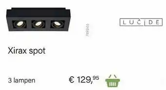 Multi bazar Xirax spot 3 lampen aanbieding
