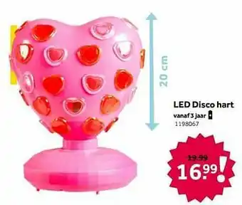 Intertoys Led disco hart aanbieding