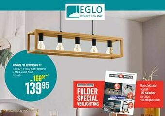 HandyHome Pendel blackcrown 1 aanbieding