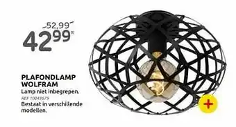 Plafondlamp wolfram