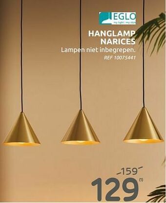 BricoPlanit Hanglamp narices aanbieding