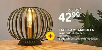 BricoPlanit Tafellamp manuela aanbieding