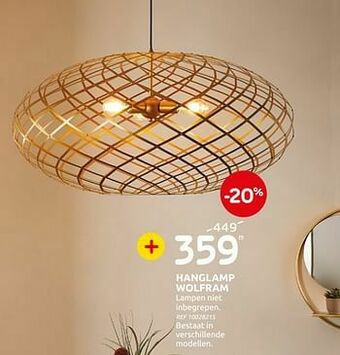 BricoPlanit Hanglamp wolfram aanbieding