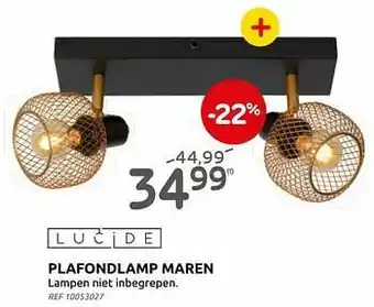 BricoPlanit Plafondlamp maren aanbieding
